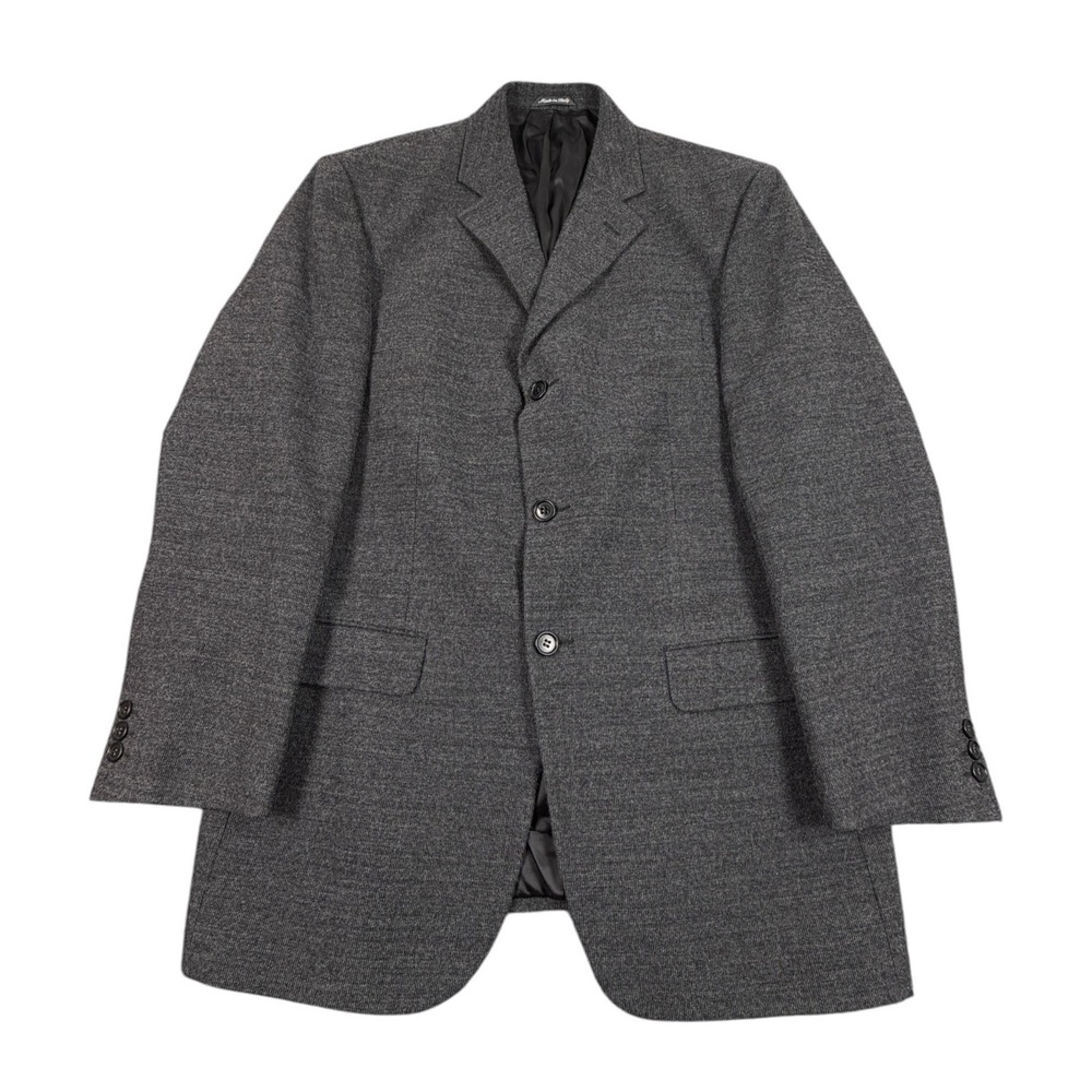 Missoni Mens Blazer Sport Coat Jacket Gray Wool Blend Made In Italy Textured 42R